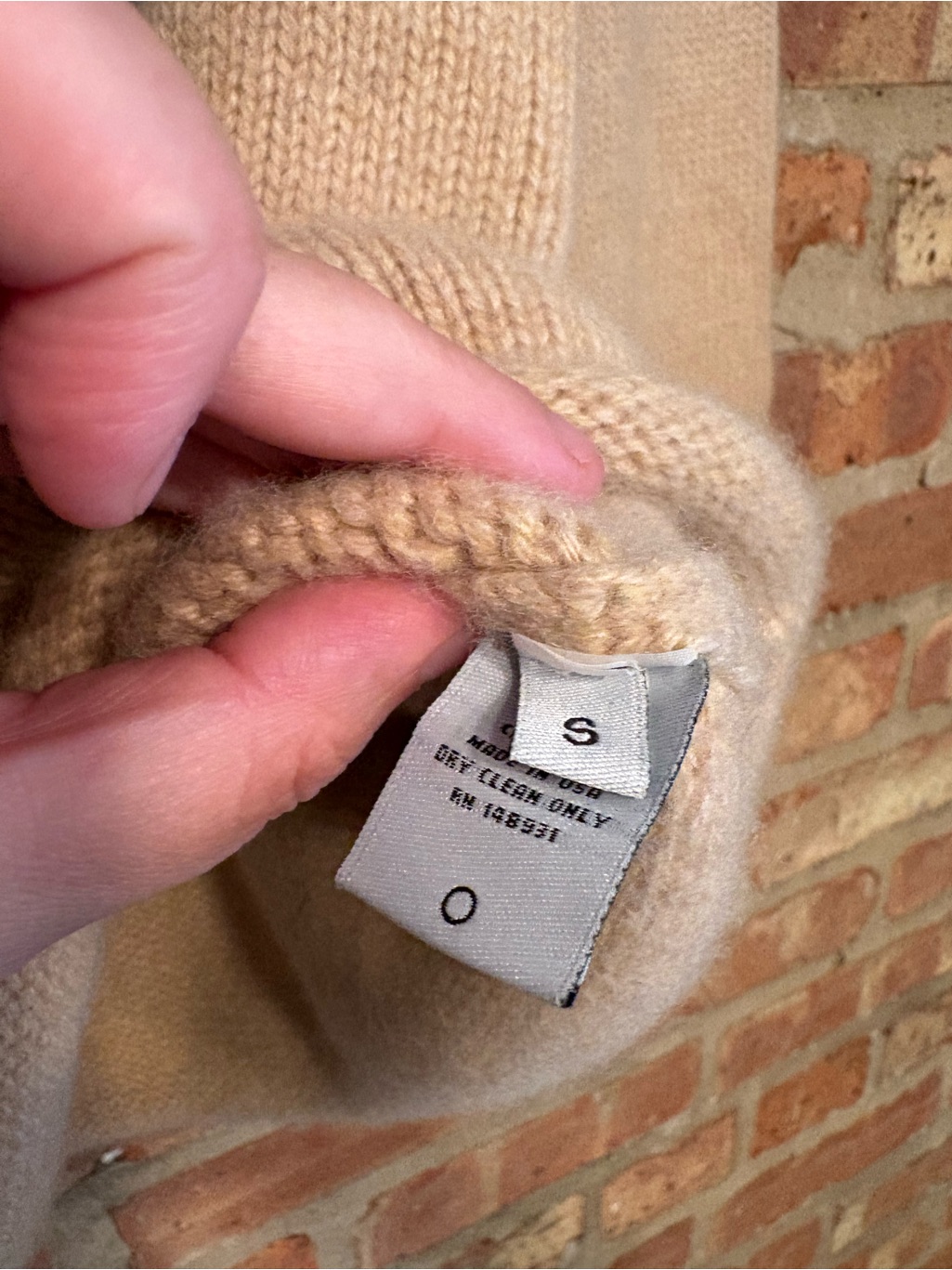 The Elder Statesman Shroom Garden Intarsia 100% Thick Cashmere Sweater Excellent — image 7 of 8